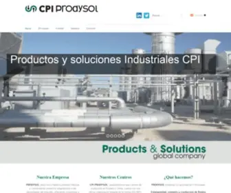 Cpisefa.com(Juntas de estanqueidad CPI) Screenshot