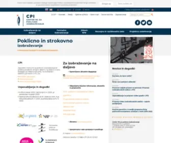 Cpi.si(Center RS za poklicno izobraževanje) Screenshot