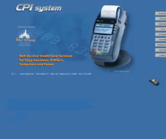 Cpisystem.com(Unattended credit card terminal for copy machines) Screenshot