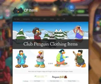 Cpitems.com(Club Penguin Items) Screenshot
