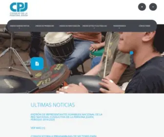 CPJ.go.cr(Políticas públicas) Screenshot