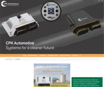 CPK-Automotive.com(Homepage CPK Automotive) Screenshot
