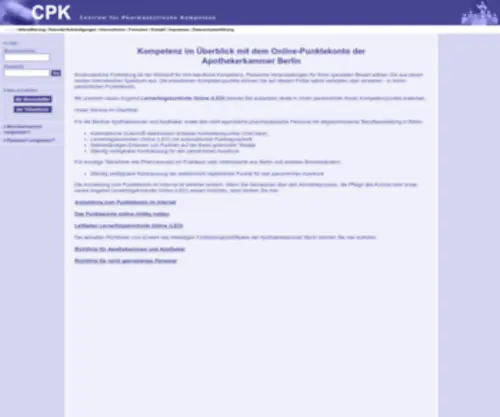 CPK-Online.net(Cpk) Screenshot