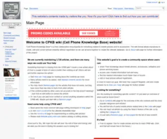 CPKB.org(This domain has a pending ICANN verification and) Screenshot
