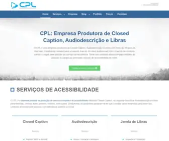 CPL.com.br(Empresa produtora de servi) Screenshot