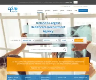 CPlhealthcare.com(Find a Job) Screenshot