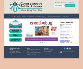 Cplib.org(Comsewogue Public Library) Screenshot