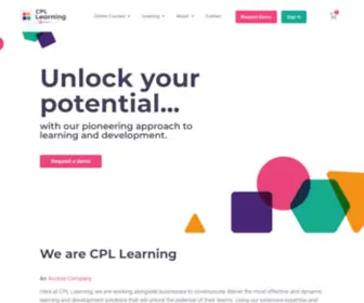 Cplonline.co.uk(Hospitality Learning & Retail Training Provider) Screenshot