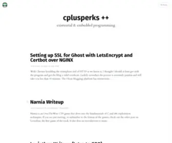 Cplusperks.com(cplusperks) Screenshot