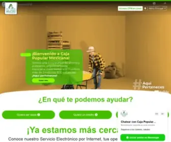 CPM.coop(Caja Popular Mexicana INICIO) Screenshot