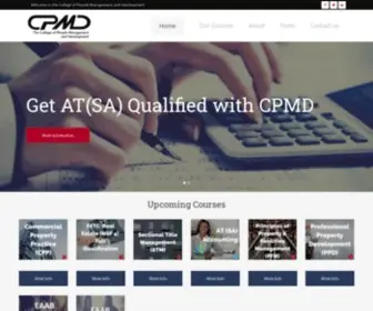 CPMD.co.za(The College of People Management and Development) Screenshot