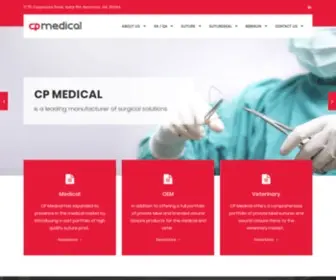 Cpmedical.com(CP Medical leading manufacturer of surgical solutions) Screenshot