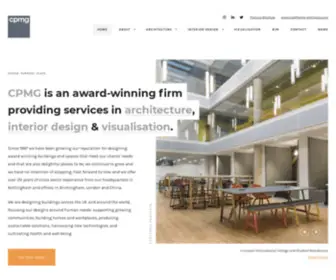 CPMG-Architects.com(Award-winning architecture, interior design & visualisation) Screenshot
