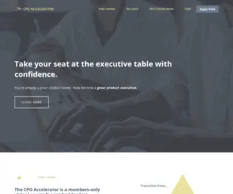 Cpoaccelerator.com(CPO Accelerator) Screenshot