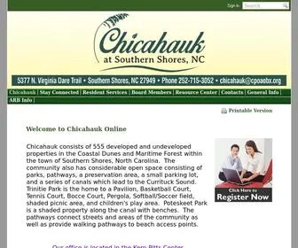 Cpoaobx.org(Chicahauk Property Owners Association) Screenshot