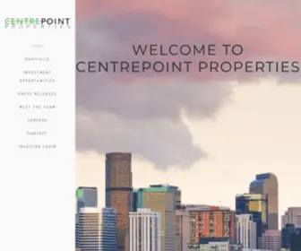 Cpointproperties.com(Commercial Real Estate Investments) Screenshot