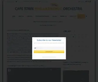 Cpo.org.za(Cape Town Philharmonic Orchestra) Screenshot