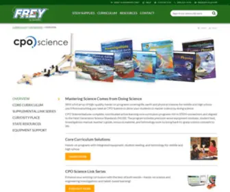 Cposcience.com(CPO Science Overview) Screenshot