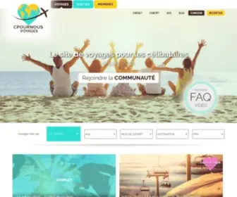 Cpournous.com(Le site de voyages pour les c) Screenshot