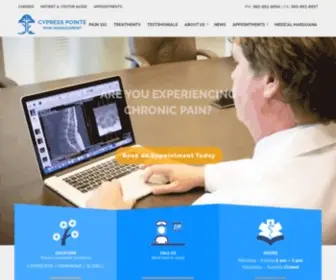 Cppain.com(Micro Invasive Therapies for Pain) Screenshot