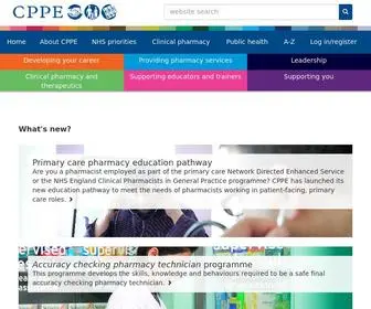 Cppe.ac.uk(Centre for Pharmacy Postgraduate Education) Screenshot