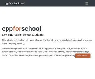 CPpforschool.com(This tutorial) Screenshot