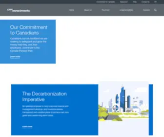 Cppinvestments.com(CPP Investments) Screenshot