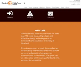 CPP.org(Cleveland Public Power) Screenshot
