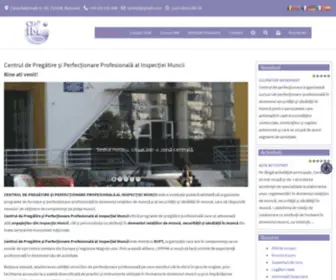 CPppim.ro(Centrul de Pregătire și Perfecționare Profesională al Inspecției Muncii) Screenshot