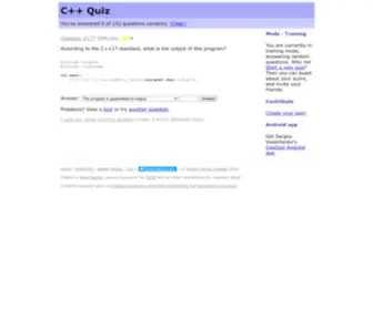CPpquiz.org(Question #5) Screenshot