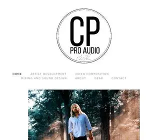 CPproaudio.com(CP Pro Audio) Screenshot