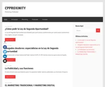 CPproximity.es(Marketing y Publicidad) Screenshot