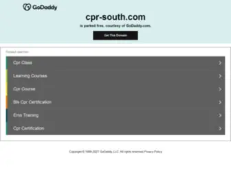 CPR-South.com(CPR South) Screenshot