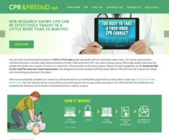 Cprandfirstaid.net(CPR & First Aid) Screenshot