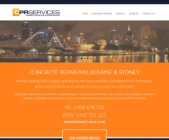 Cpraustralia.com.au(Concrete Protection Repair Services) Screenshot