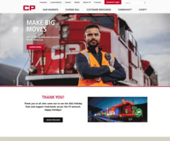 CPR.ca(Canadian Pacific Railway) Screenshot
