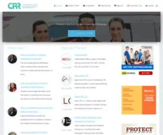 CPrcertificationonlinehq.com(CPR Headquarters) Screenshot
