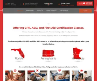 CPRclasslocator.com(In-Pulse CPR) Screenshot