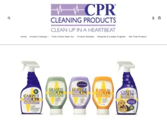 CPRcleaningproducts.com(CPR Cleaning Products) Screenshot