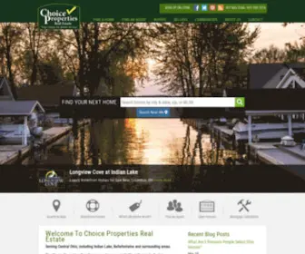 Cprealestate.com(Choice Properties Real Estate) Screenshot