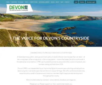 Cpredevon.org.uk(CPRE Devon) Screenshot