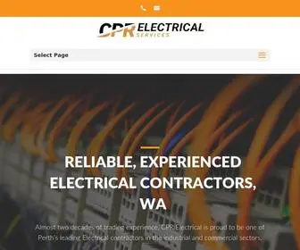 Cprelectrical.net.au(Electrical Contractors) Screenshot