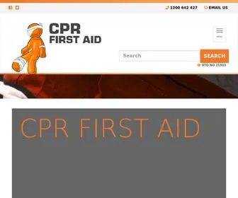 CPrfirstaid.com.au(CPR First Aid Training Courses) Screenshot