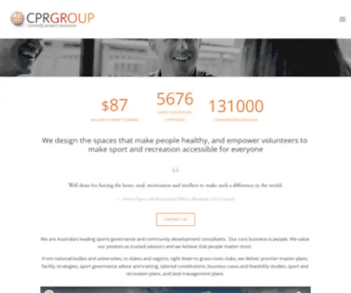 CPRgroup.com.au(CPR Group) Screenshot