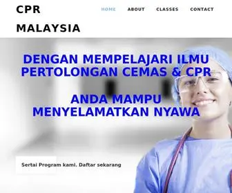 CPrmalaysia.org.my(You can be a Hero) Screenshot