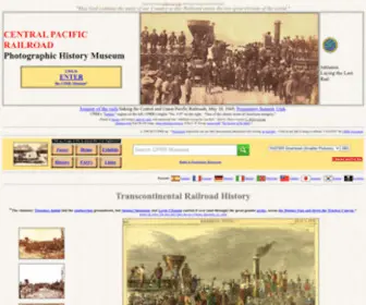 CPRR.org(First Transcontinental Railroad) Screenshot
