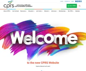 CPRS.org(California Park & Recreation Society Inc) Screenshot