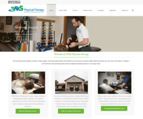CPRsweb.com(CPRS Physical Therapy) Screenshot