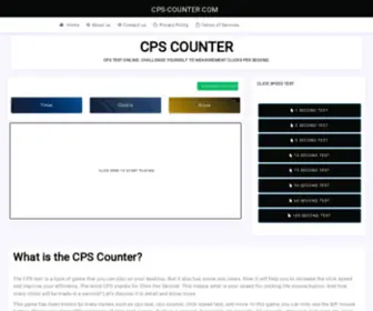 CPS-Counter.com(The CPS Counter) Screenshot