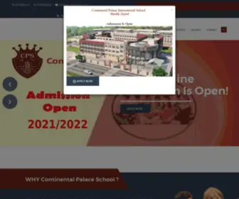 CPS-Education.com(Continental Palace School was initiated with the aim of constructing an educational model) Screenshot